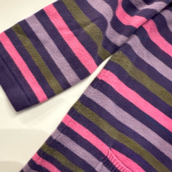 3/20$ MEXX Baby/Toddler Long Sleeve Striped Sweater Dress Size 12-18 months - Picture 6 of 8